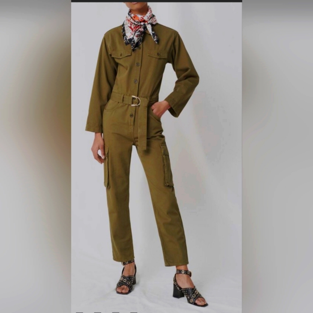 MAJE Military Style Jumpsuit